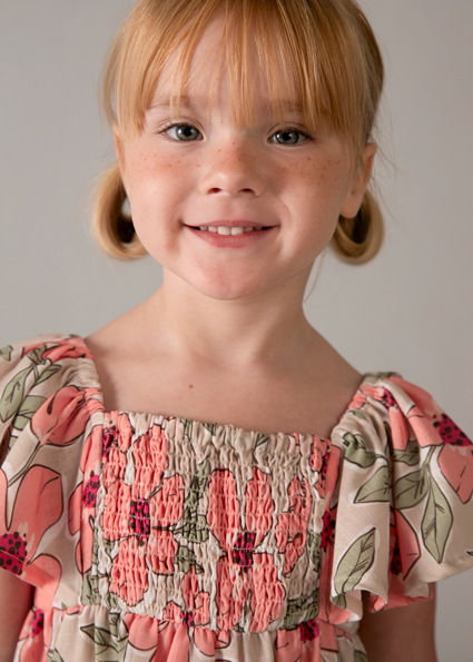 Mayoral krátke šaty Tangerine 1