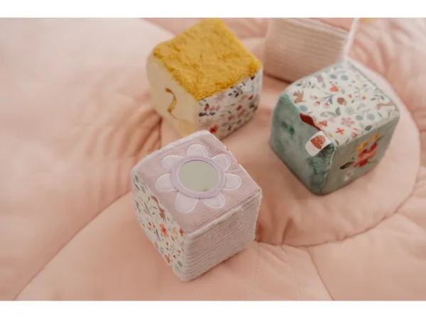 Kocky textilné 4 ks Fairy Garden 6