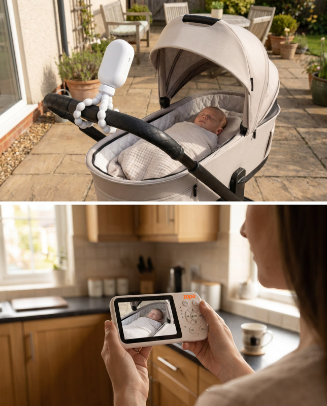Digitálna video chůvička Omni, White 8