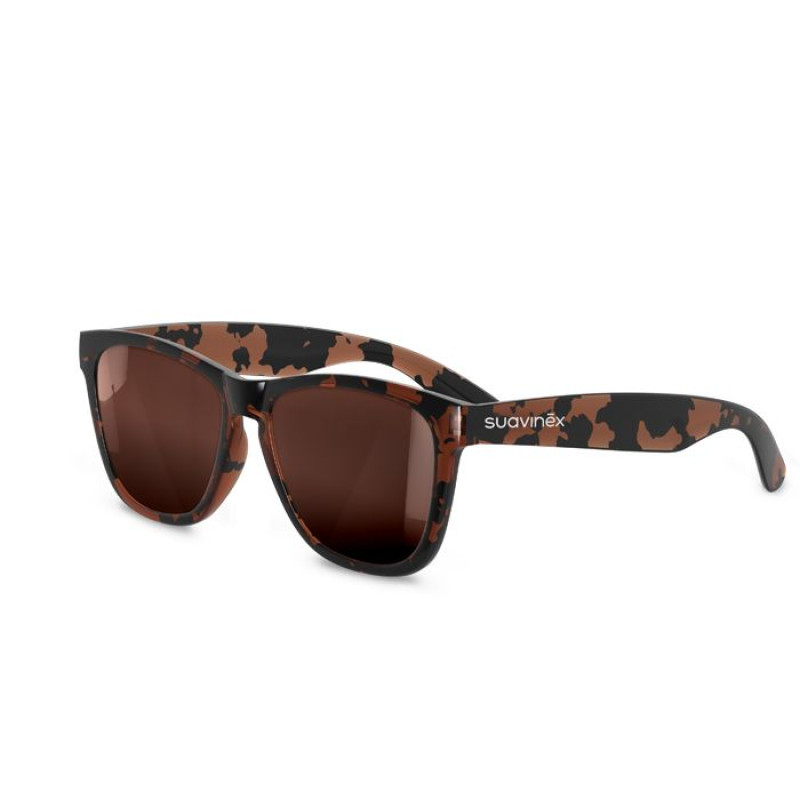 SUAVINEX | Dámske / Pánske okuliare polarizované s puzdrom 2024 - hnědé