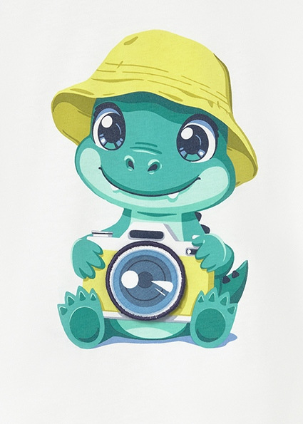 Mayoral tričko so žabkou White 2