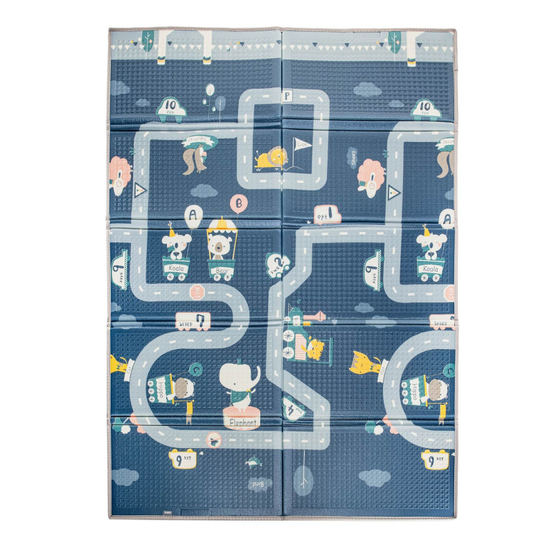 Multifunkční pěnová skládací podložka oboustranná 180x120, Dino 2