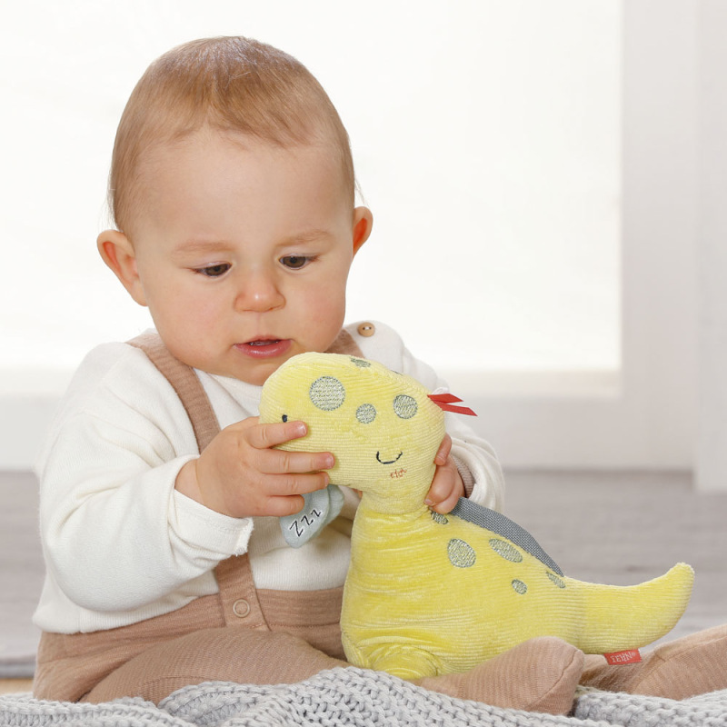 Maňásek dinosaurus, Happy Dino, Žlutá 3