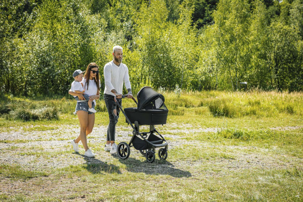 SET Športový kočík Move Cross + korba XL + adaptér + autosedačka, Night Black/Black 7