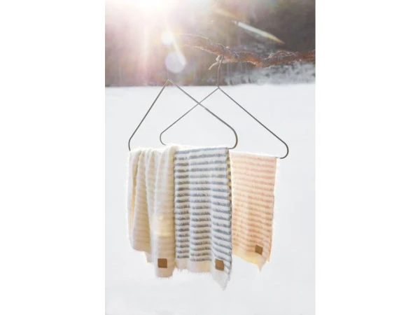 Furry Knit Blanket Elodie Details - Berry Blue 3