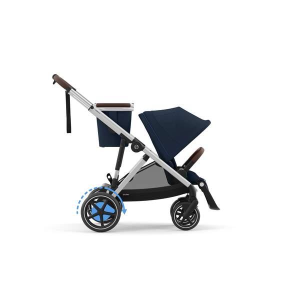 CYBEX Športový kočík E-GAZELLE, faarba OCEAN BLUE (silver rám)