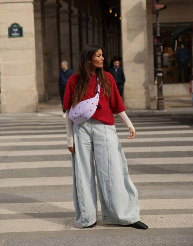 STUDIO NOOS - Puffy Adult FANNY kabelka | Purple Hearts 1