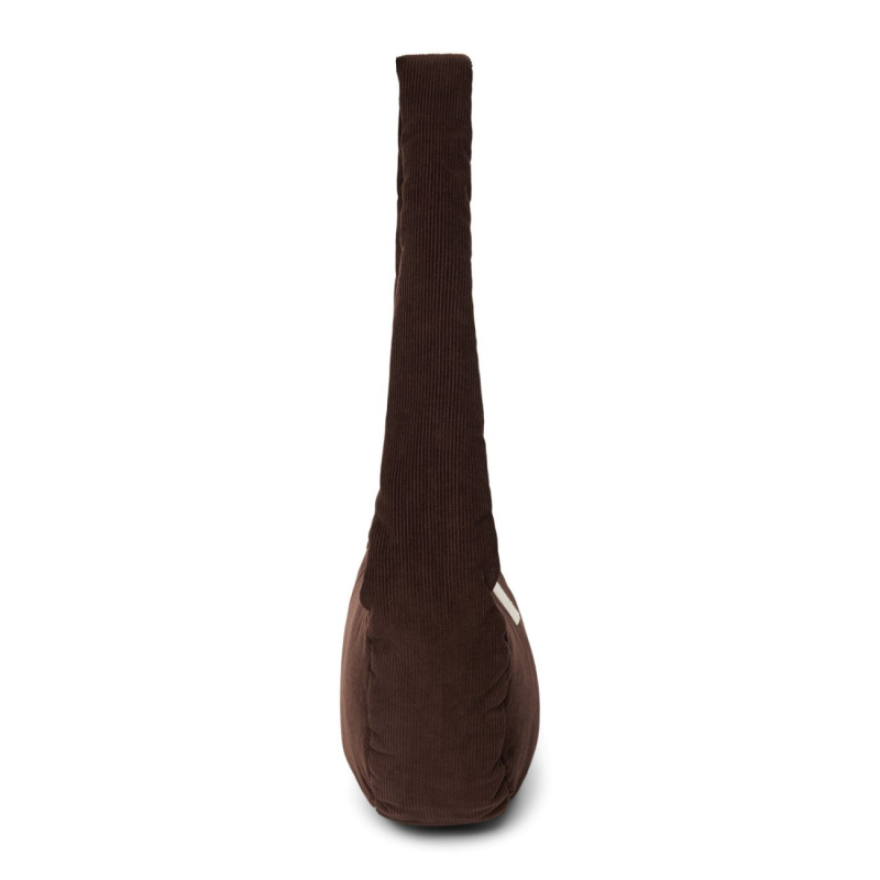 STUDIO NOOS - RIB Puffy Mini Cross Body Bag | Dark Brown 5