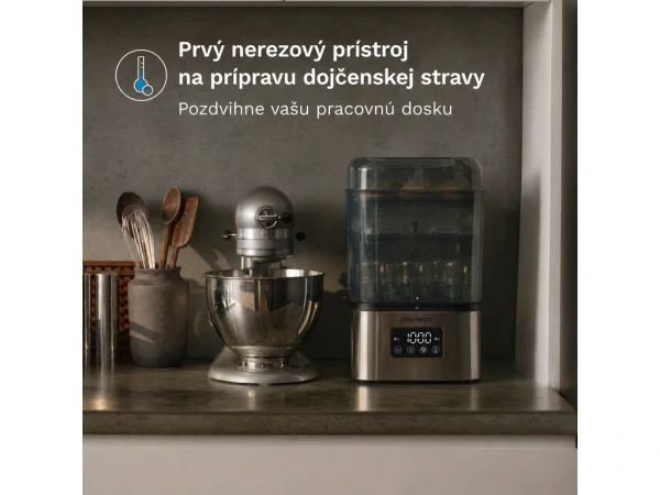 Baby Brezza SuperFast Sterilizer Dryer – Stainless 1
