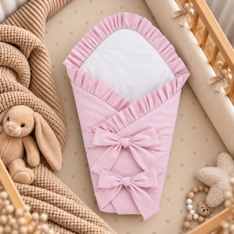 Zavinovačka pre bábätká Bavlna Classic - BABY PINK