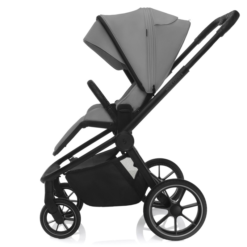 Set kočík Move Cross 5 + hlboká korba Move XL 5 + autosedačka XM podľa vlastného výberu, Shade Grey 7