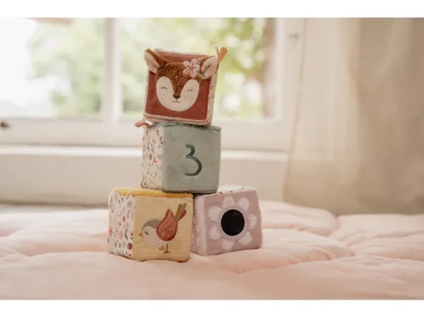 Kocky textilné 4 ks Fairy Garden 5