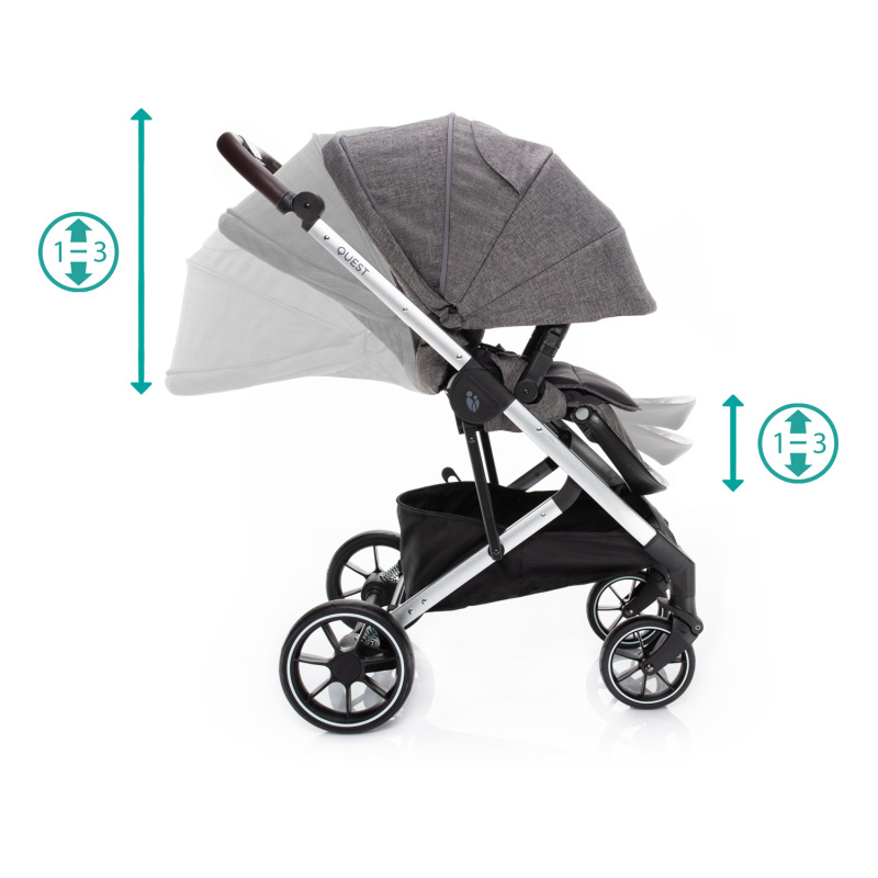 Kočík Quest, Tornado Grey/Silver 4