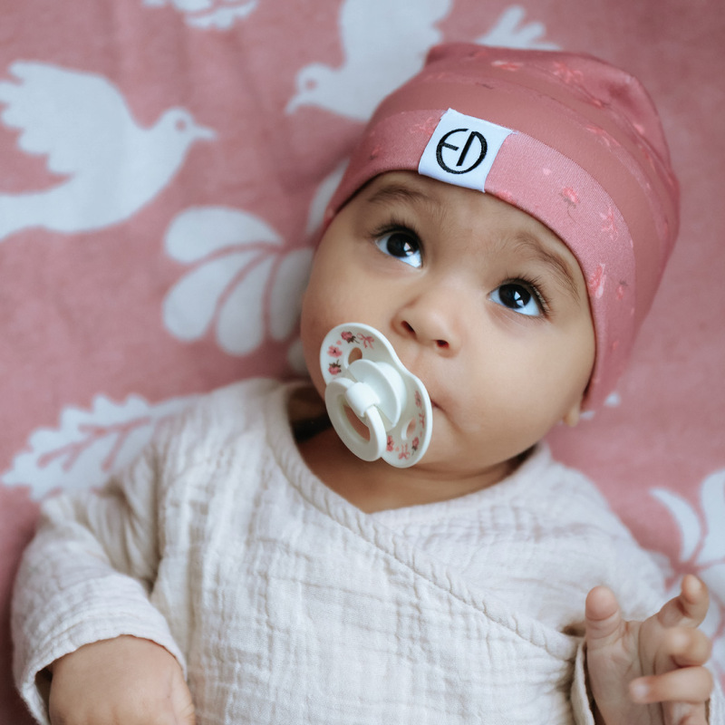 Elodie Details Zimná čiapka Pink Petit River Rose 1