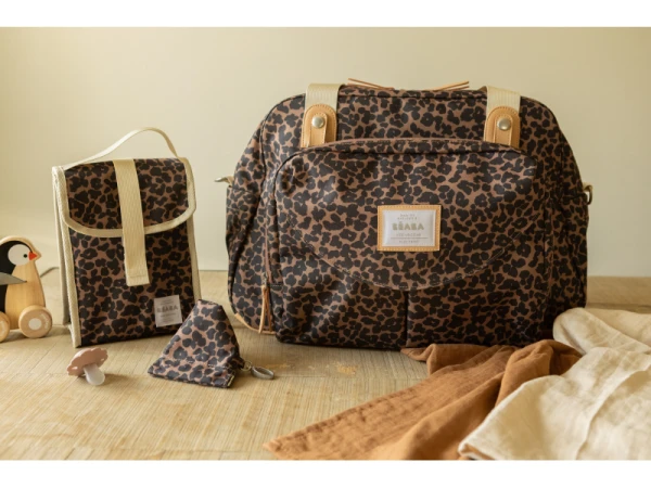 Prebaľovacia taška Geneva Leopard 6