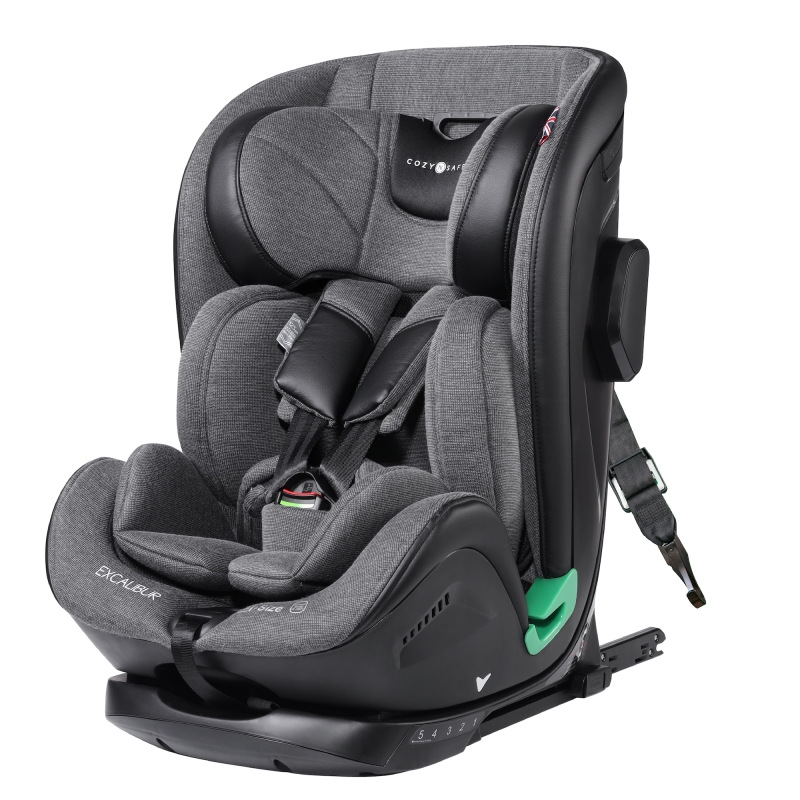 Cozy N Safe EXCALIBUR i-Size autosedačka 76-150, Black/Grey 2025