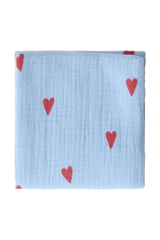 STUDIO NOOS - SWADDLE ZAVINOVAČKA Print Medium | Blue Hearts 2