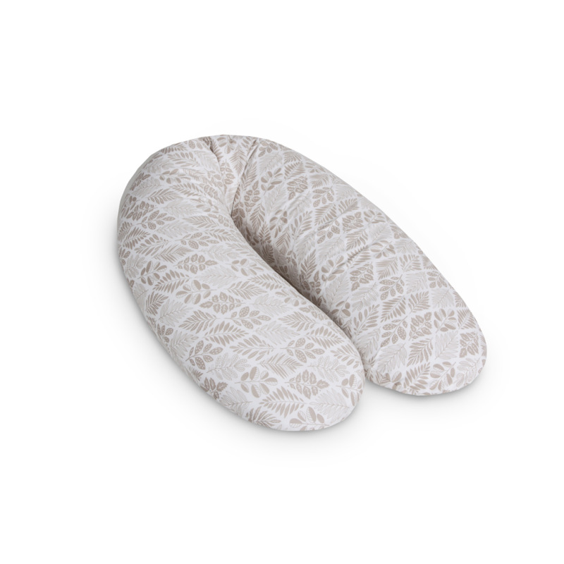 CEBA BABY Vankúš na dojčenie Cebuška PHYSIO Multi Žerzej Brown Leaves 190 cm