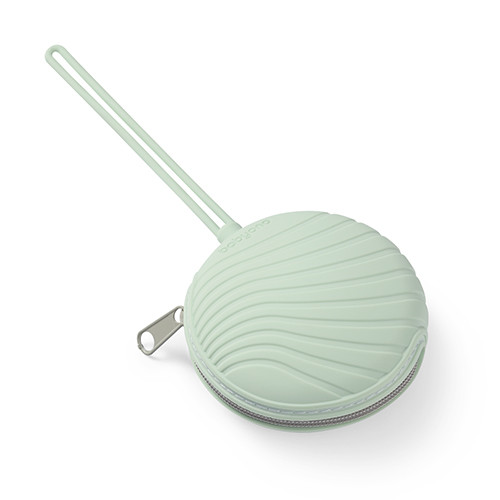 BABYONO Puzdro na cumlík silikónové mintové 0m+