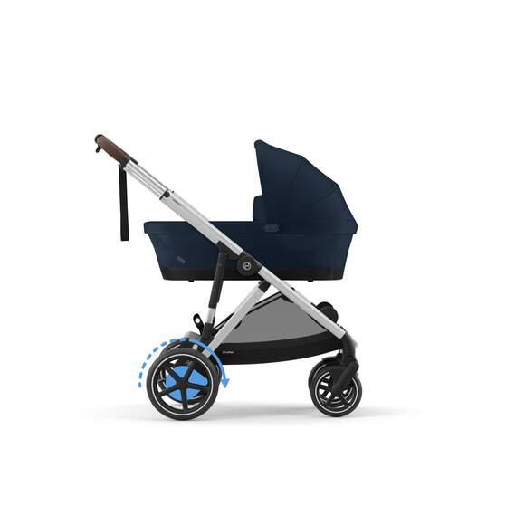 CYBEX Športový kočík E-GAZELLE, faarba OCEAN BLUE (silver rám)