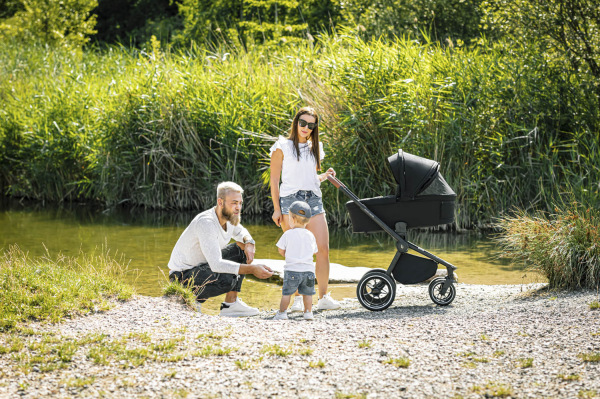 SET Športový kočík Move Cross + korba XL + adaptér + autosedačka, Night Black/Black 8