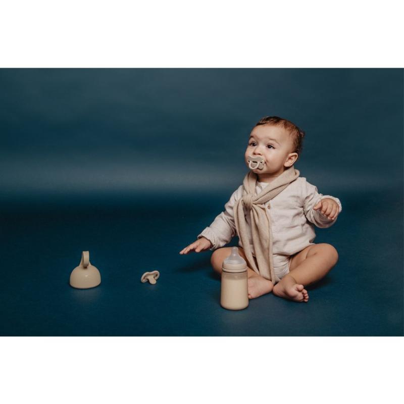 SUAVINEX | CUMLÍK fyziologický SILIKON 6-18m SX PRO - COLOUR ESSENCE - krémové 3