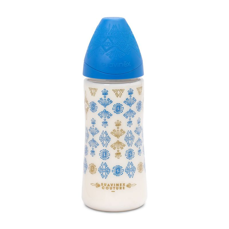 SUAVINEX | FĽAŠA PREMIUM 360ml SILIKÓN - TMAVO MODRÁ 1