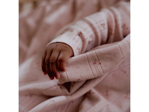 Mäkká deka do kočíka a postieľky Little Dutch Pure Blossom 70×100 cm 3