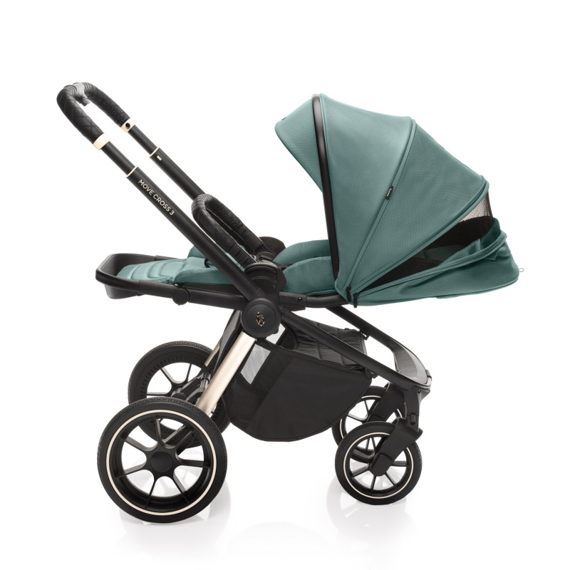 Športový kočík Move Cross 3, Antique Green/Gold 8