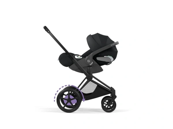 Cybex e-Priam Style podvozok 2026 - Matt Black 6