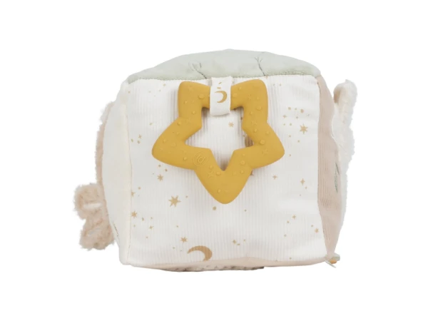 Kocka textilná s aktivitami Newborn Naturals 3