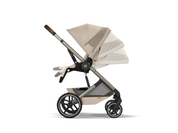 Cybex Balios S LUX + pevná vanička Cot S Lux 2026 - Moon Black 7