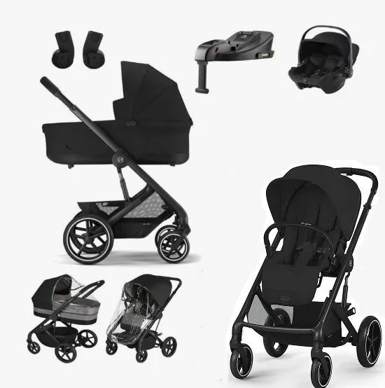 CYBEX BALIOS S Lux 2024 XL SET MOON BLACK + AUTOSEDAČKA BABY SAFE CORE