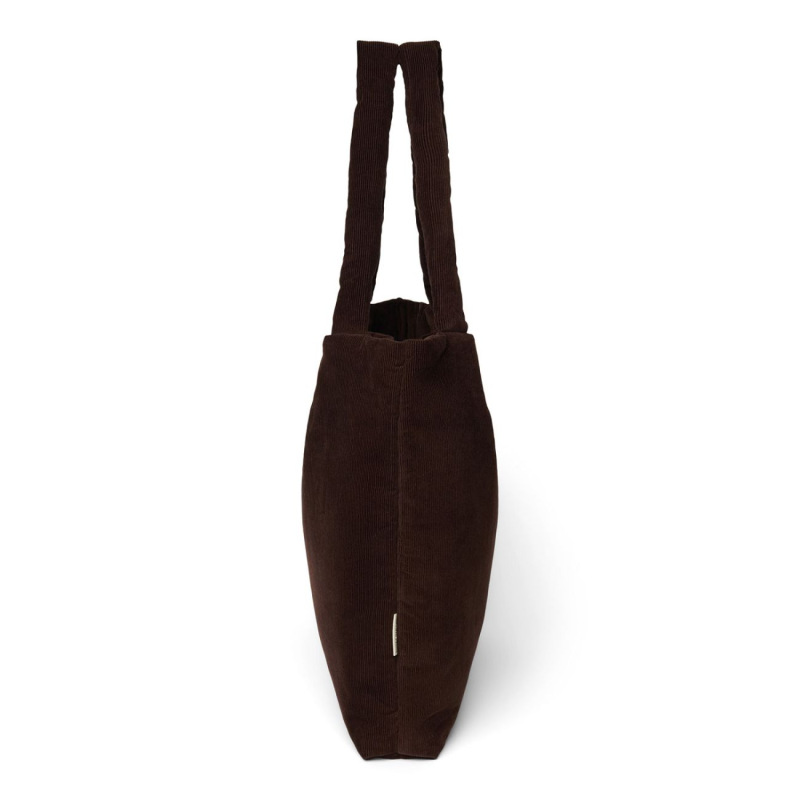 STUDIO NOOS - RIB puffy MOM BAG | Dark Brown 2