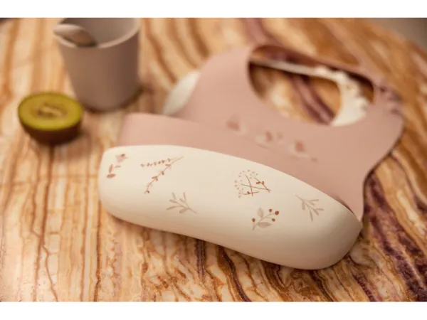 Podbradník silikónový Lovely Birds 2 ks 2