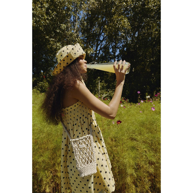 STUDIO NOOS - MACRAME BOTTLE BAG | Natural 2