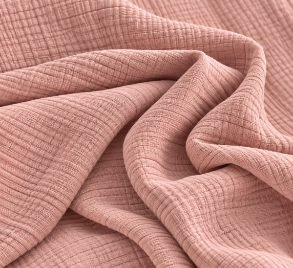 Vankúš na dojčenie mušelín - Dusty Rose
