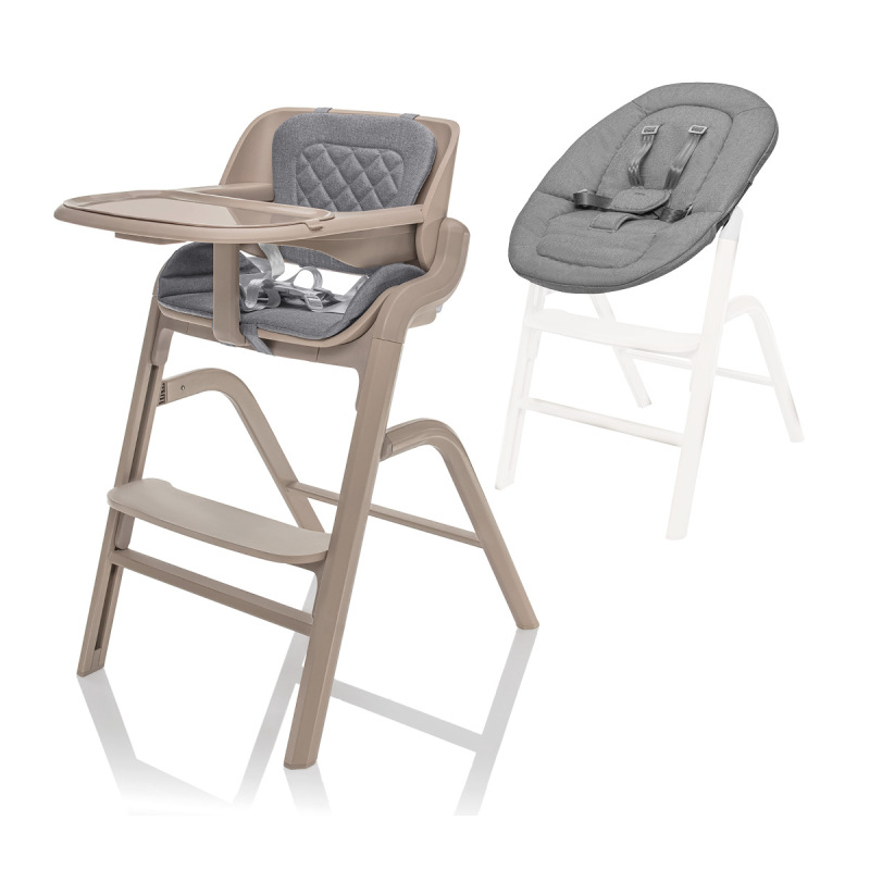 Rastúca jedálenská stolička Zopa Inspira pre bábätká aj väčšie deti, Cookie Beige
