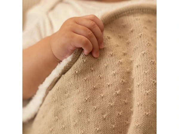 Deka pletená / fleece 70x100 Pure Soft Beige 3