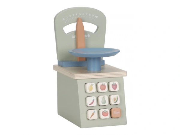 Kuchynská váha drevená 1