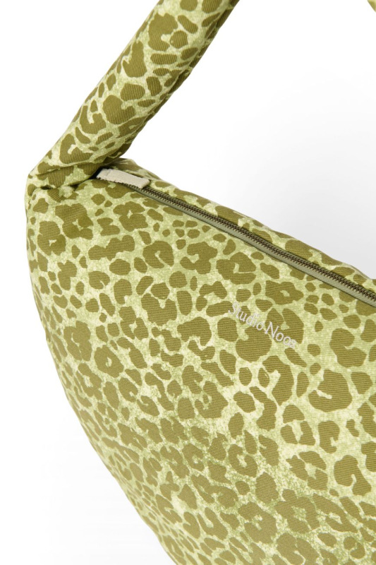 STUDIO NOOS - Cotton Cross Body bag | Green Leopard 4