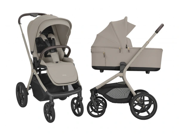 KikkaBoo Kočík 2v1 Goya Platinum Champagne