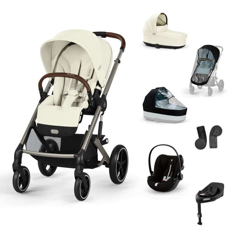 CYBEX BALIOS S Lux 2024 SET XL / SEASHELL BEIGE + CLOUD G plus