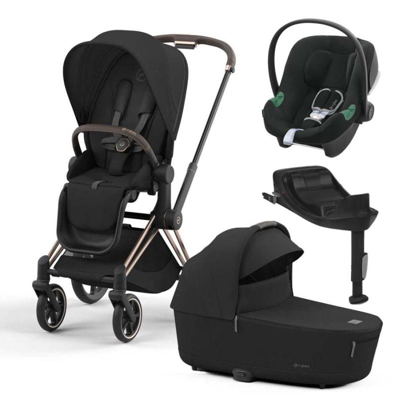 Cybex Priam 4 kombinovaný kočík 4v1 / SEPIA BLACK