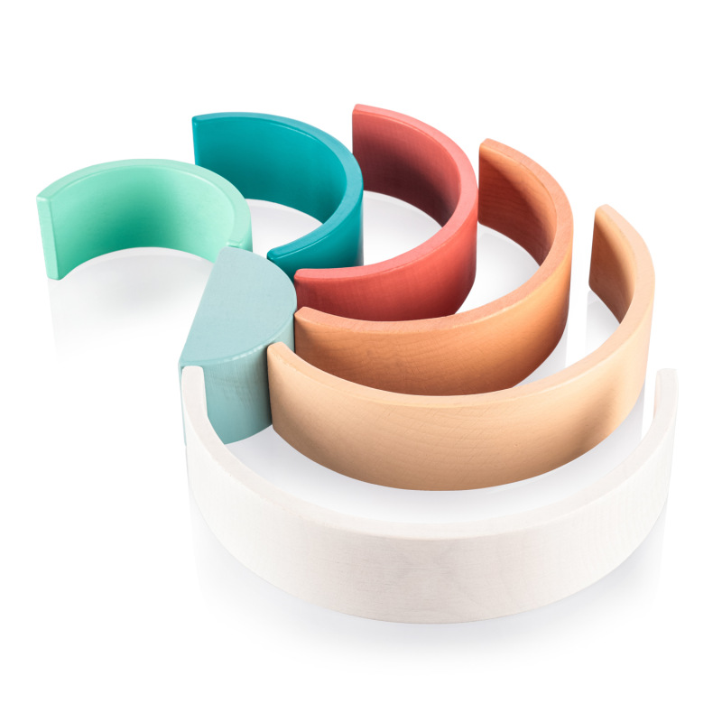 Dřevěná skládací duha, Sunset 2