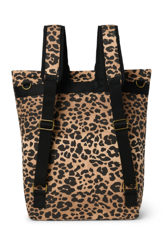 STUDIO NOOS - Puffy Adult BACKPACK - batoh | Brown Leopard 4
