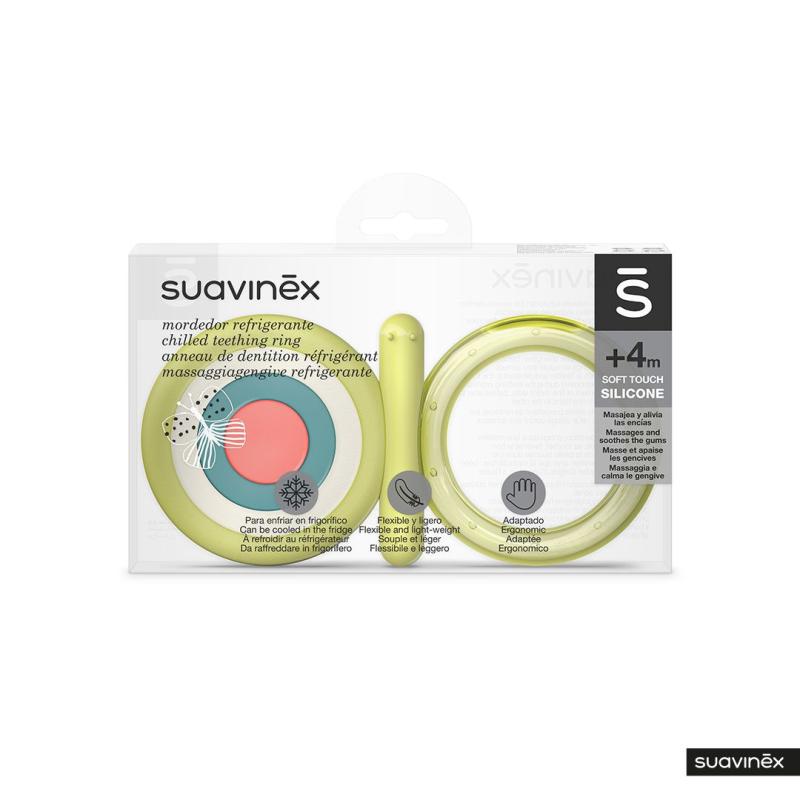 SUAVINEX | Chladiace HRYZÁTKO silikonové +4 m- BAREVNÉ