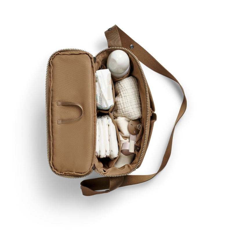 ELODIE DETAILS Organizér Half Moon na kočík, Caramel Brown 3