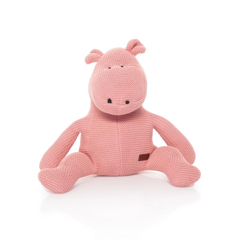 Pletená hračka Hroch, Pink