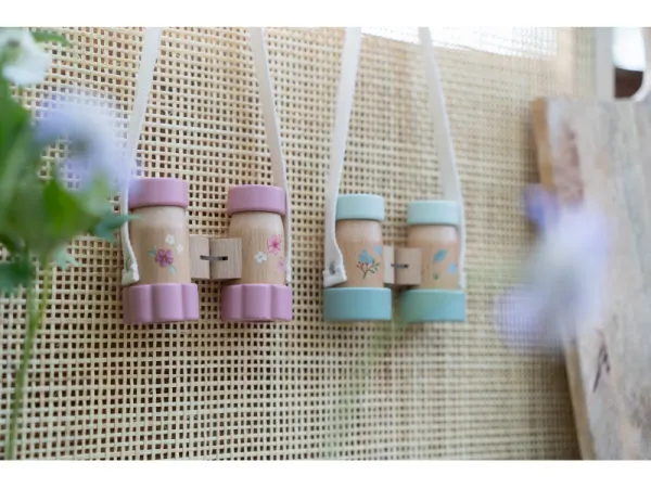 Detský drevený ďalekohľad Little Dutch Forest Friends 10